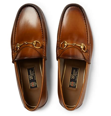 men's gucci brown horsebit loafers|men's gucci bit loafer.